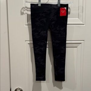 SPANX Kids Black Camo Leggings